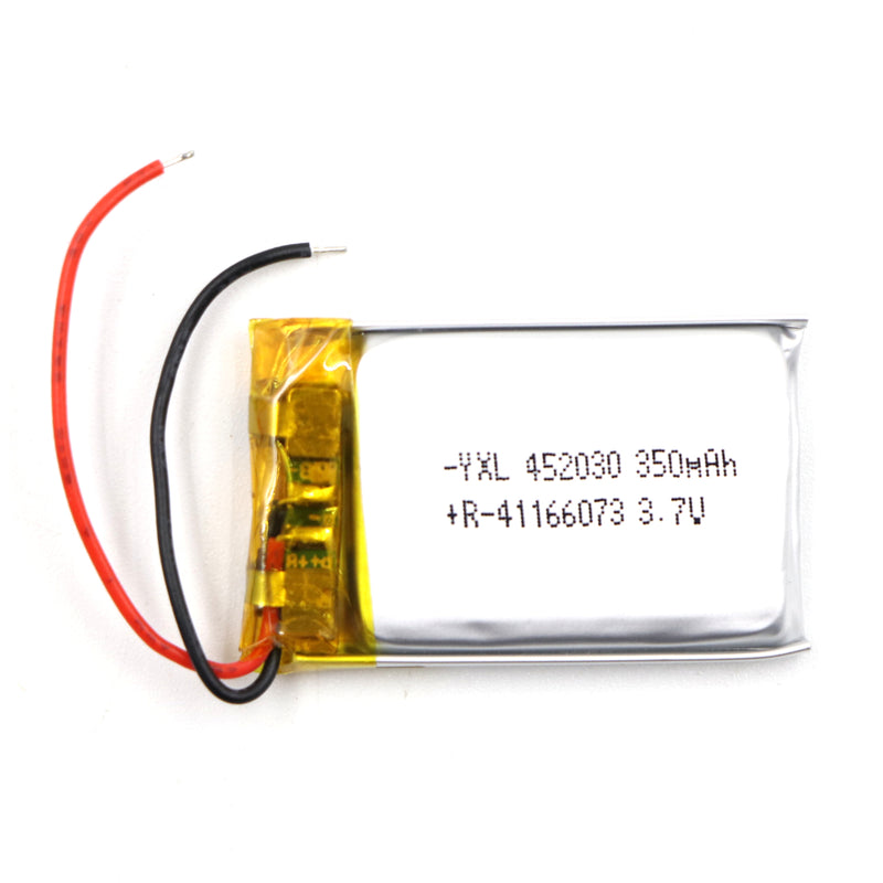 KP: 452030 Lipo Battery - Single Cell 3.7 V 350mAh Lithium Polymer Battery