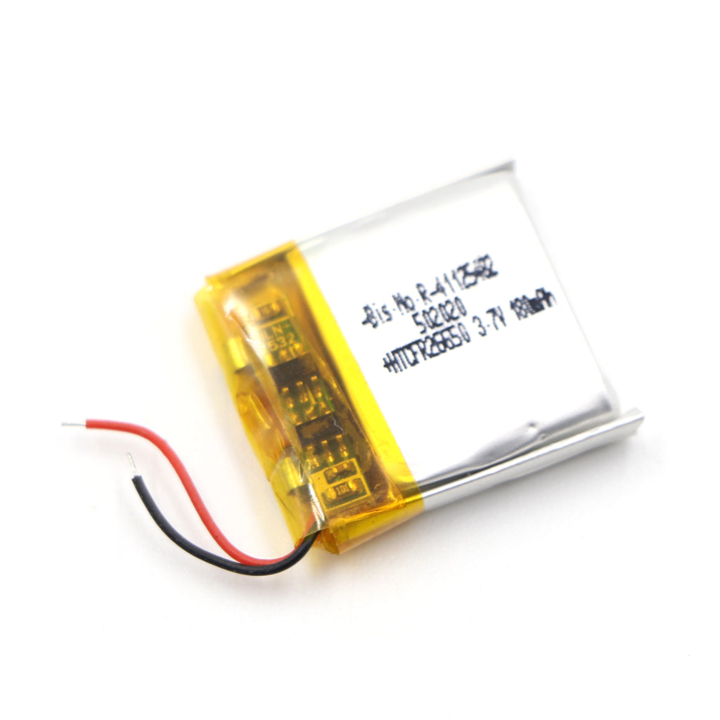 Generic: 502020 3.7v 180mah Lipo Battery - Single Cell Lithium Polymer Battery