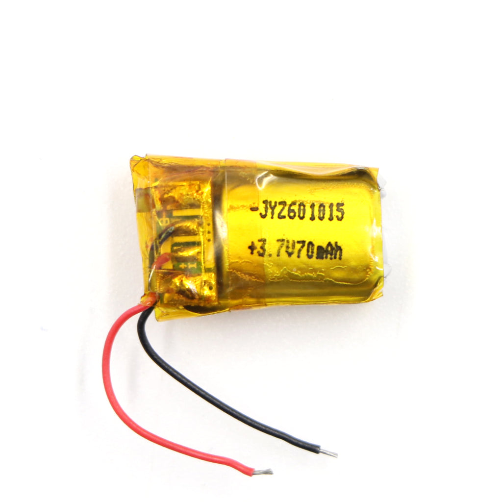 KP: 601015 3.7 V 60/70mAh Lipo Battery - Single Cell Lithium Polymer Battery