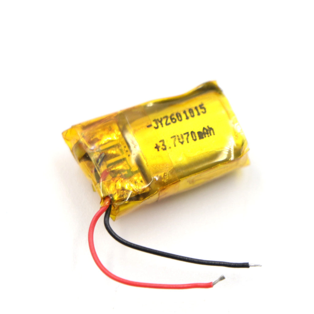 KP: 601015 3.7 V 60/70mAh Lipo Battery - Single Cell Lithium Polymer Battery