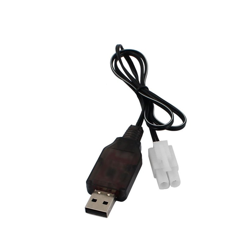 USB Charging Cable (Built-in Chip) with L6.2-2P Plug for Ni-CD/Ni-MH Battery RC Cars/ DIY