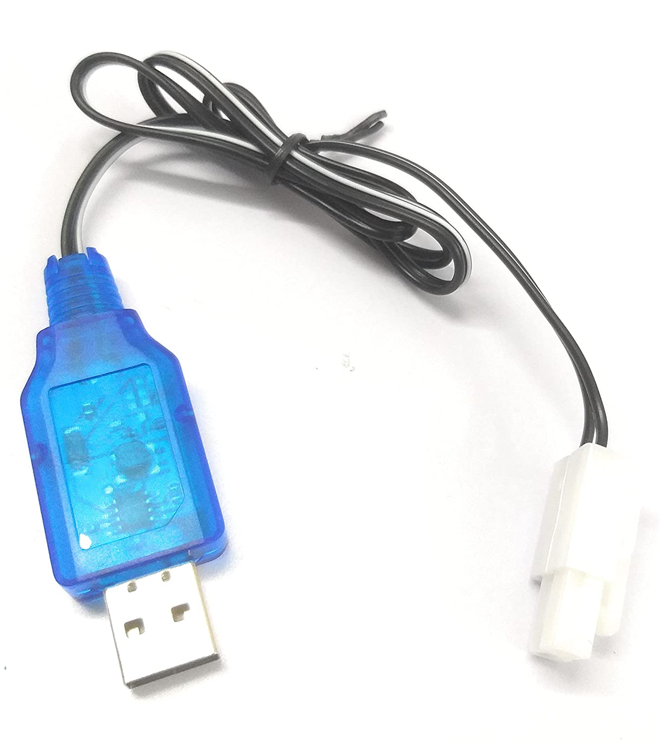 USB Charging Cable including Charging Protection BMS with L6.2-2P Plug for Ni-CD/Ni-MH Battery RC Cars/ DIY