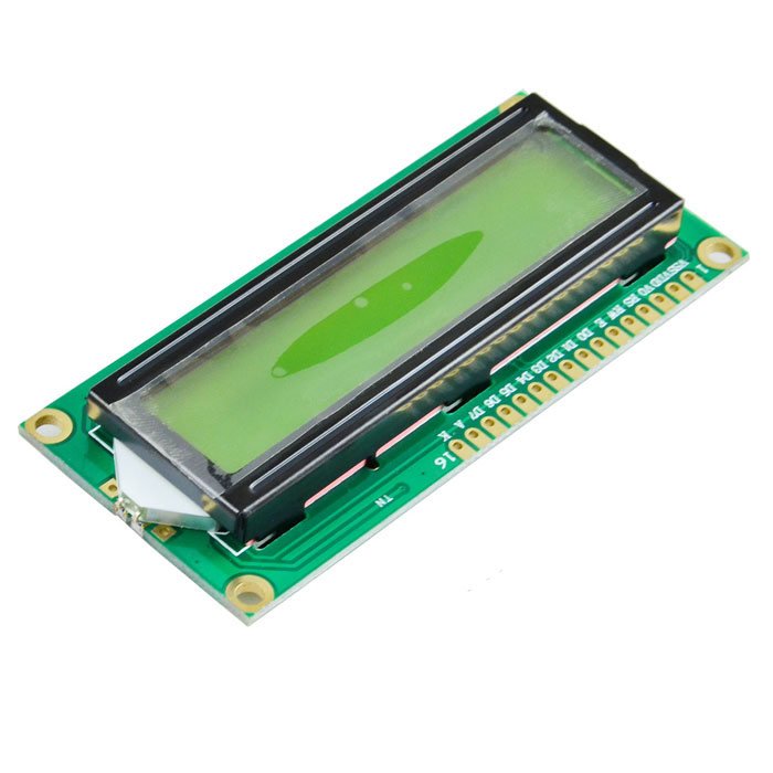 16x2 LCD1602 Parallel LCD Display Yellow/Green Backlight