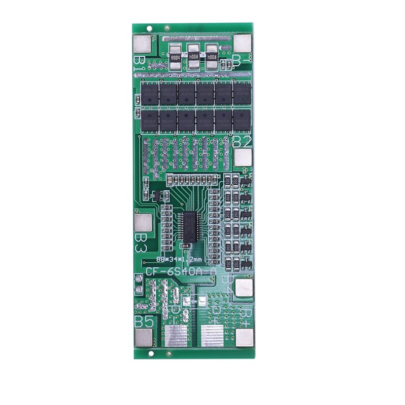 24v 6S 40A 18650 Lithium Battery Protection Board