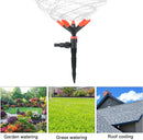360° Rotating Water Sprinkler with Ground Insertion Rod for Garden