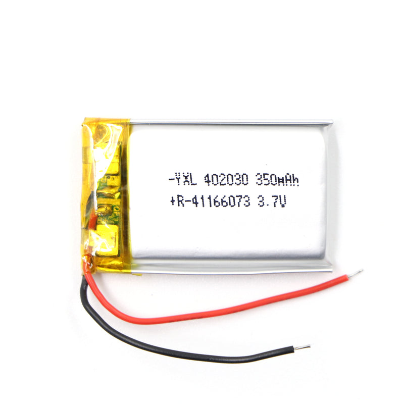 KP: 402030 Lipo Battery - Single Cell 3.7 V 350mAh Lithium Polymer Battery