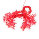Red Leaves with White Tip 24 LED String Fairy Lights