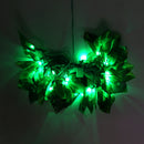 Big Lite Green Leaf 38 LED String Fairy Lights