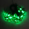 Shiny Green Silicon Flower 24 LED String Fairy Lights