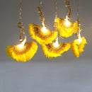 Yellow Thread Fan Pankha 14 LED String Fairy Lights