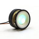 (Low Cost) White Speaker with Blinking LED 4Ohm 3watt [~1.6inch/~40mm] External Magnet Speaker