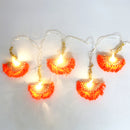 Orange Thread Fan Pankha 14 LED String Fairy Lights