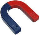 Red Blue Painted Pole U Shaped Horseshoe Magnet 1.5 inch