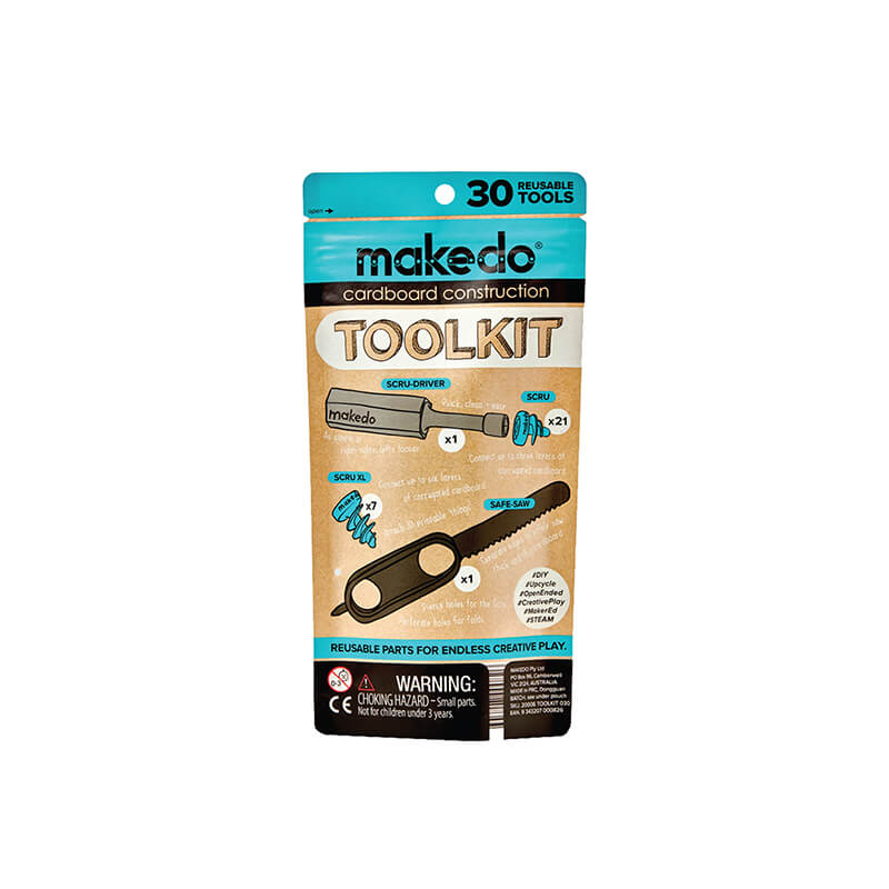 Makedo Cardboard Construction Toolkit | Makershala Warehouse (Makerware)