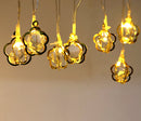 Diamond-in-Flower 14 LED Golden String Lights