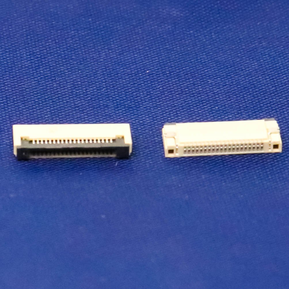 0.5mm FPC FFC SMT Bottom Contacts Flip Clamshell Connector
