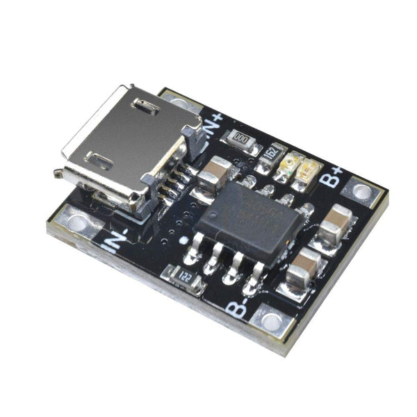 TC4056 1A 5V-6V 4.2V (Micro USB with Current Protection) Lithium Battery Charging Module