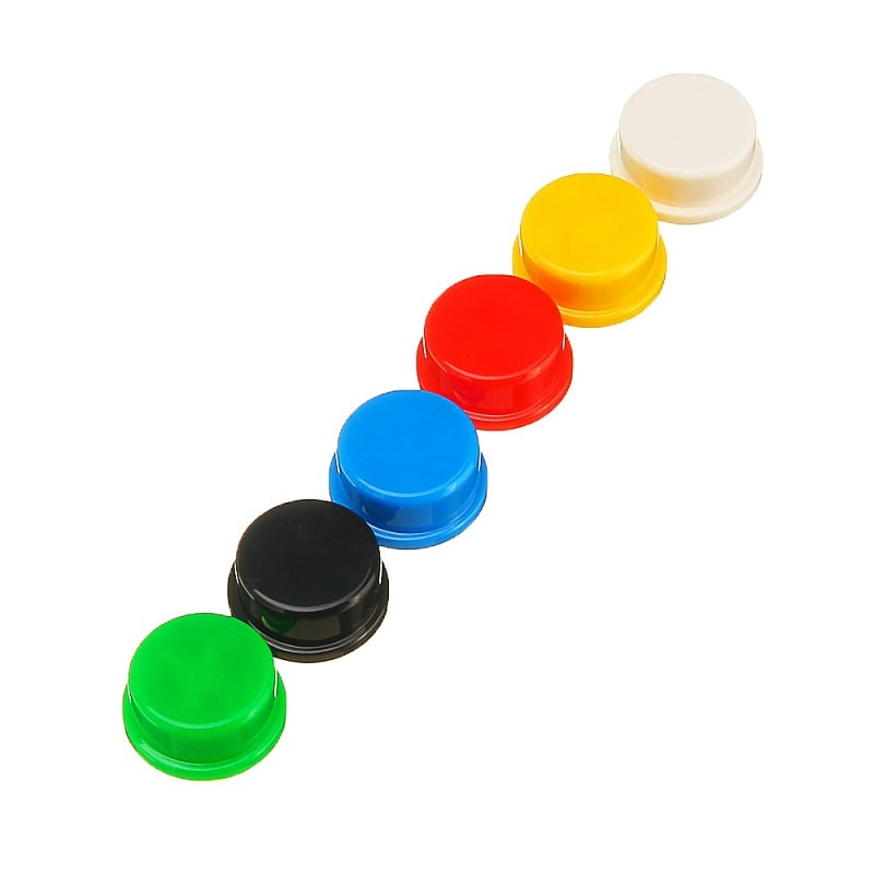 Tactile Push Button Switch Cap - Grey