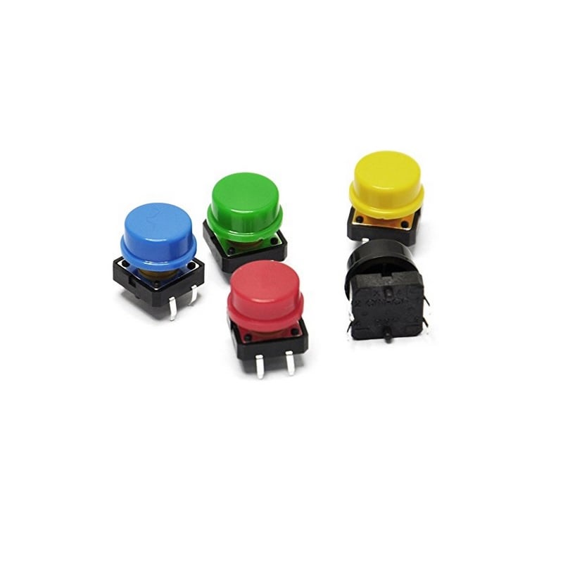Tactile Push Button Switch Cap - Red