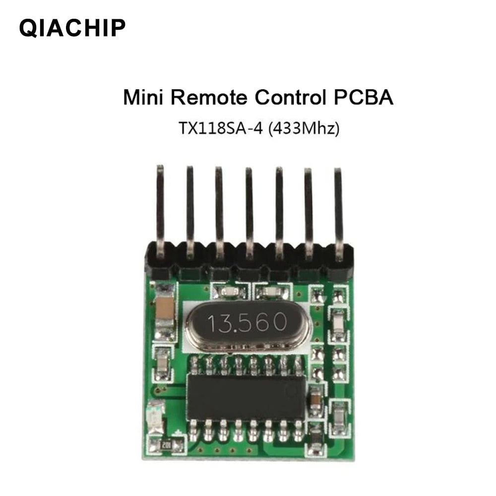 QIACHIP 433 mhz Mini Wireless RF Remote Control 1527 EV1527 Learning c