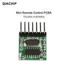 QIACHIP 433 mhz Mini Wireless RF Remote Control 1527 EV1527 Learning code 433mhz Transmitter For Gate garage door Alarm Light controller