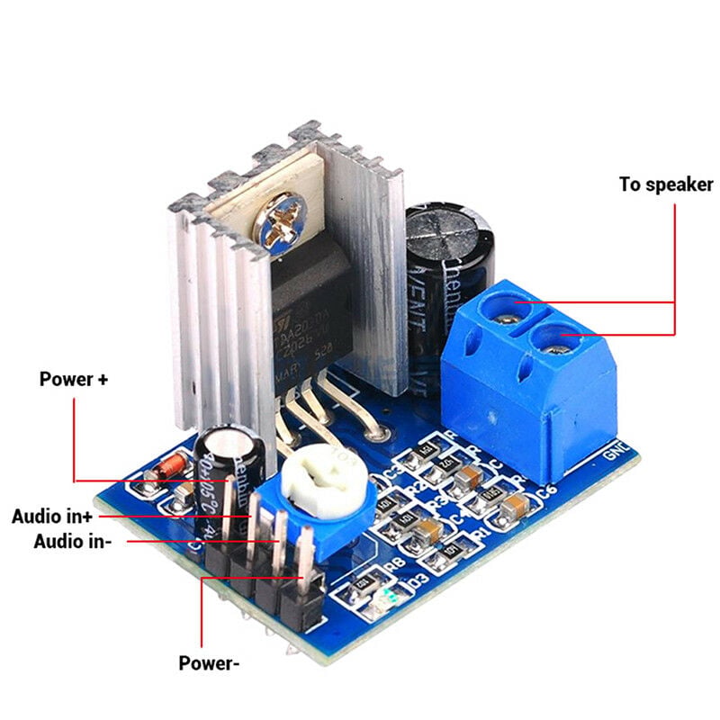 AMPLIFICADOR DE AUDIO 18W TDA2030A | Tettsa AMPLIFICADOR DE AUDIO 18W TDA2030A | Tettsa