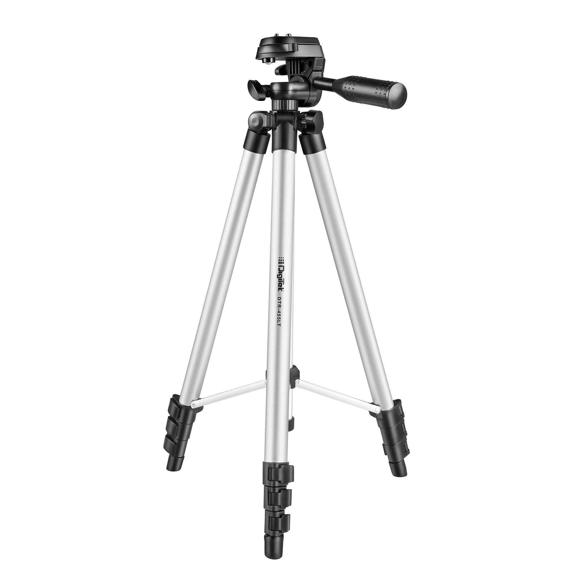 Digitek: DTR Tripod with Mobile Holder and Carry Bag For DV Cameras and Smartphone