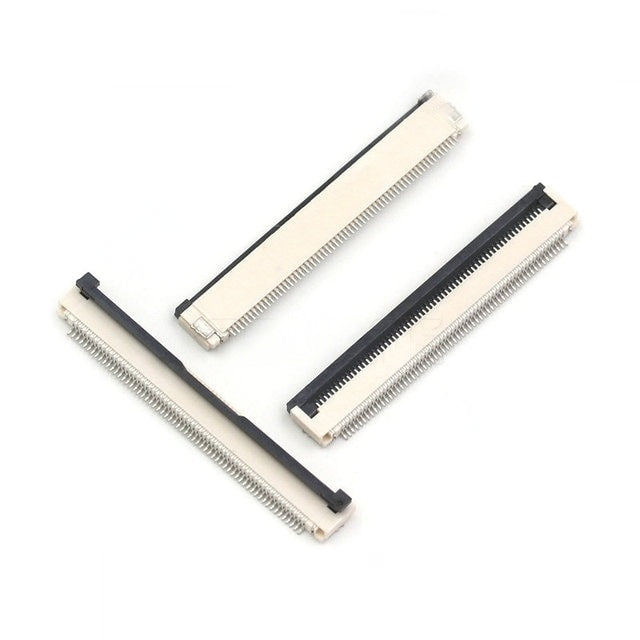 0.5mm FPC FFC SMT Bottom Contacts Flip Clamshell Connector