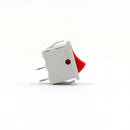 Mini Rocker Switch Red + White(BG) 2 Pin SPST ON-OFF 250V