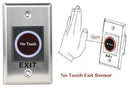 No Touch Stainless Steel Exit Push Button/Touch Free Door Release Sensor Button- Access Control