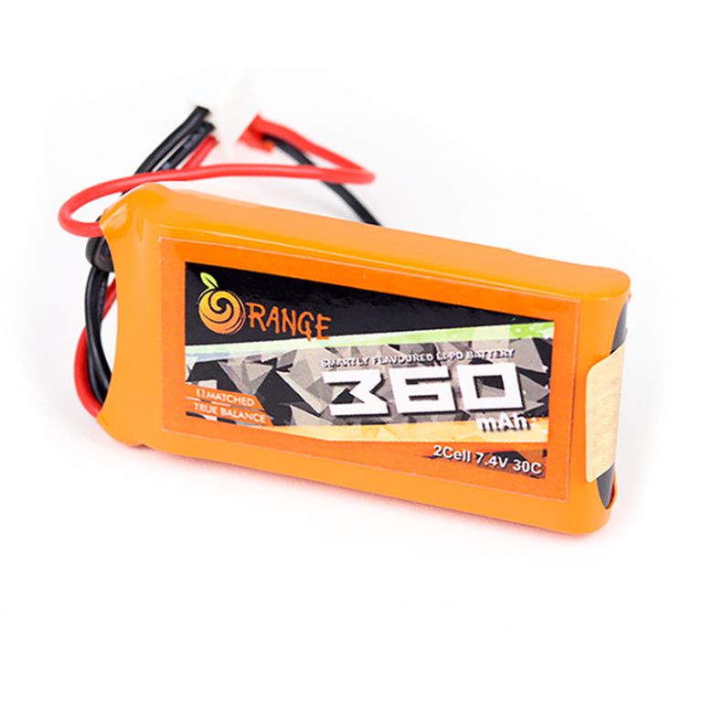 360mah 2S 30C/60C Lithium Polymer Battery Pack (LiPo)