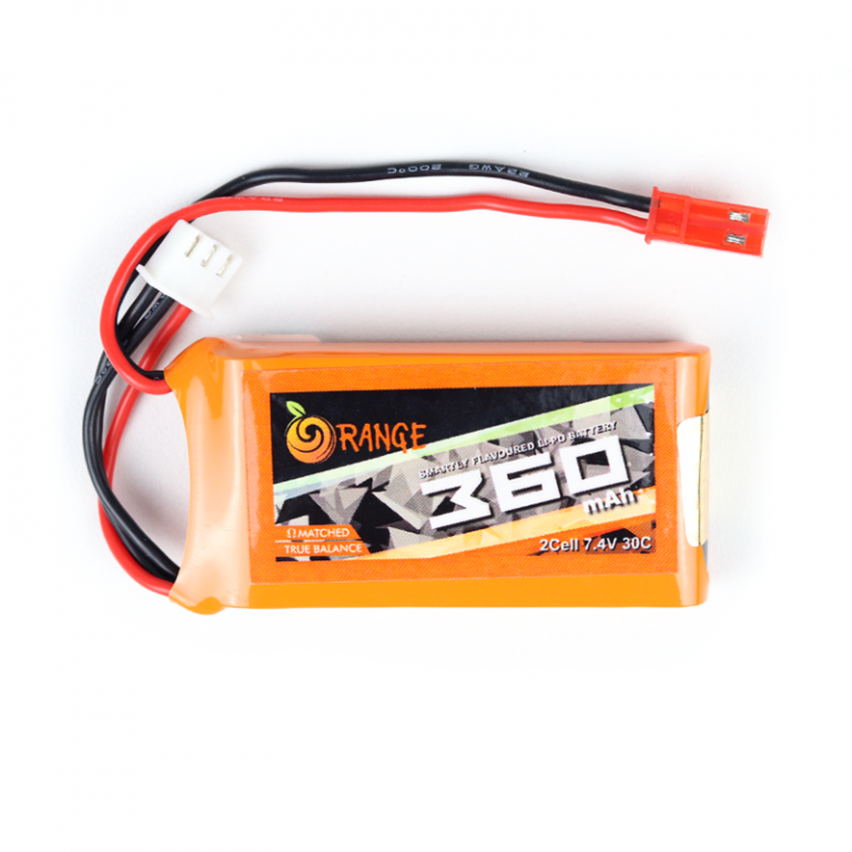 360mah 2S 30C/60C Lithium Polymer Battery Pack (LiPo)