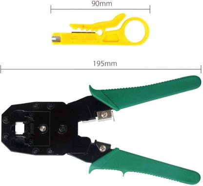 3-in-1 Modular Crimping Tool, LAN with Cable Cutter