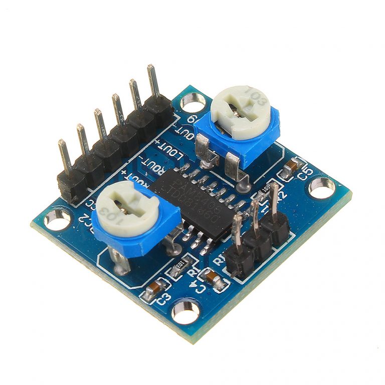PAM8406 Digital Amplifier Module With Volume Control Potentiometer 5Wx2 Stereo