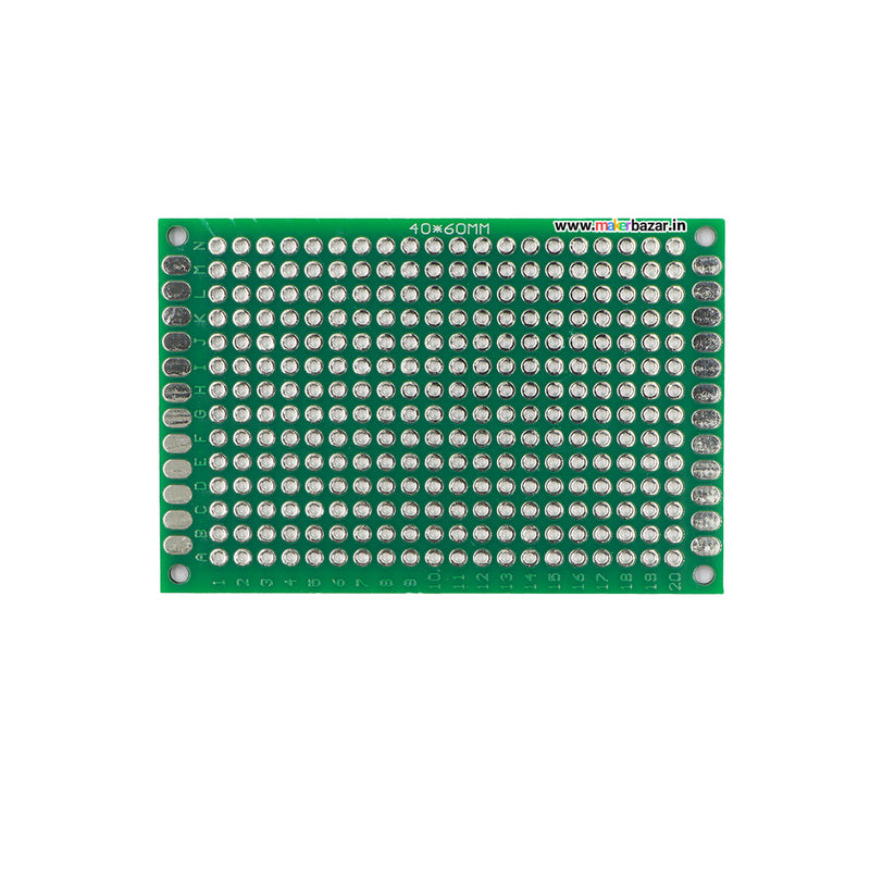 4x6cm Double Sided Universal PCB Prototype Board 2.54mm Hole Pitch