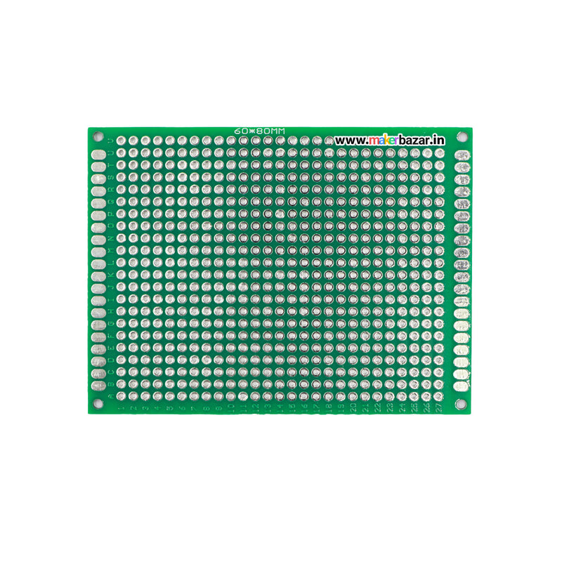 6x8cm Double Sided Universal PCB Prototype Board 2.54mm Hole Pitch