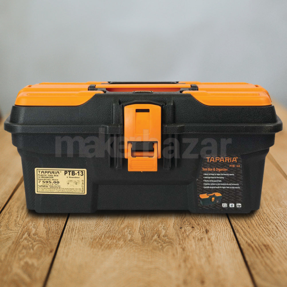 Taparia PTB 13 Plastic Tool Box With Organizer