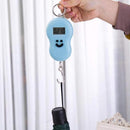 50kg 10g Portable Hanging Luggage Digital Smile Mini Weight Machine