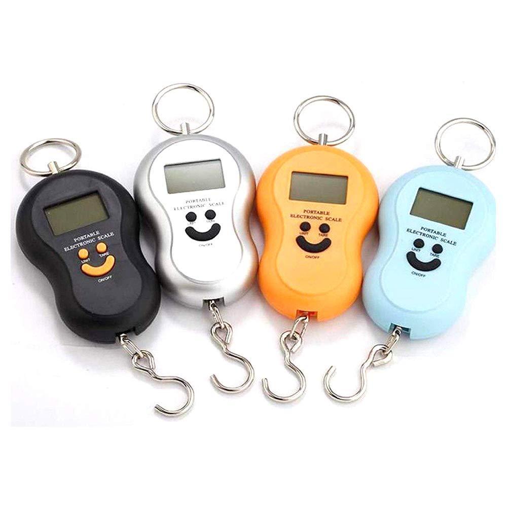 50kg 10g Portable Hanging Luggage Digital Smile Mini Weight Machine