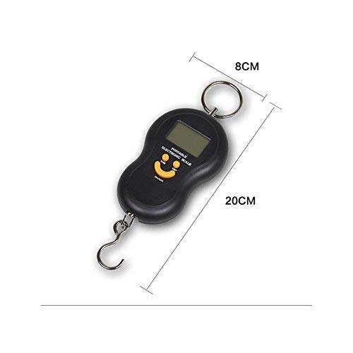 50kg 10g Portable Hanging Luggage Digital Smile Mini Weight Machine