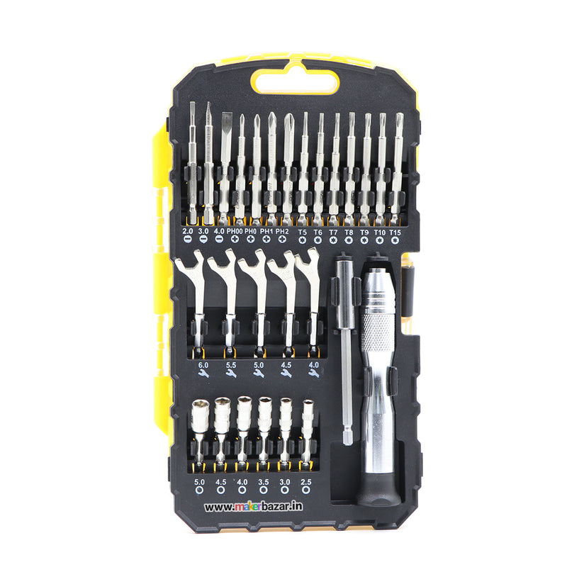 27 PCs Precision Screwdriver Socket & Wrench Set with Extension Bar