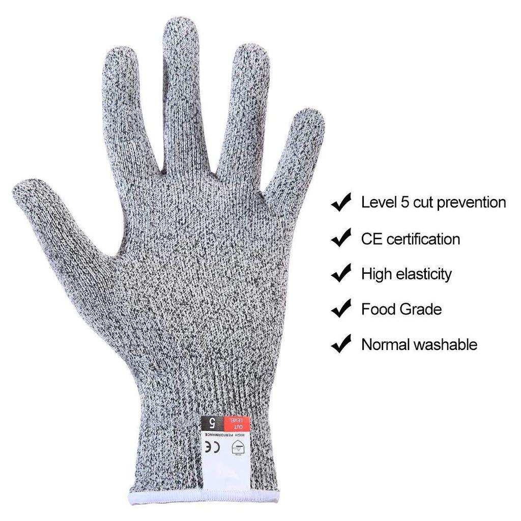 Hand Protection Anti Cut Level 5 Cut Resistant Gloves (Pair)