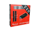 Quantum: QHM6570 3 in 1 SD Card Reader | USB Type C, USB 3.0 and Micro USB, OTG, Memory Card
