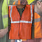 Generic: Reflective Tape Safety Jacket - Orange