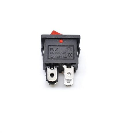 KCD1 6A 4-Leg 250V SPDT ON-OFF Rocker Switch with Light