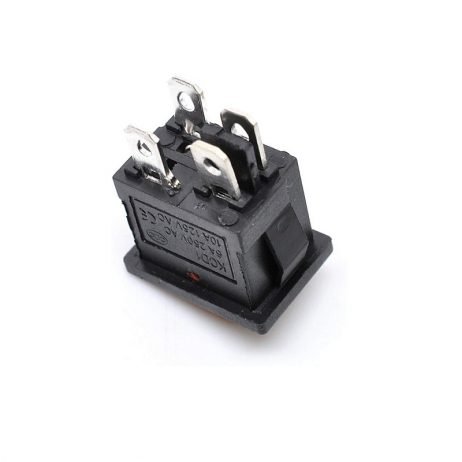 KCD1 6A 4-Leg 250V SPDT ON-OFF Rocker Switch with Light