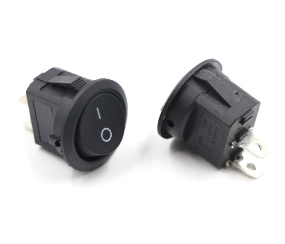 KCD1 Round Rocker SPST Switch 2 Leg 6A 250V