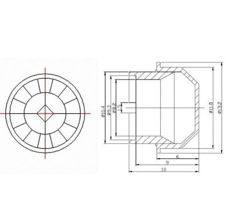 Transparent S9001 Plastic Fresnel Lens for Smart Home System