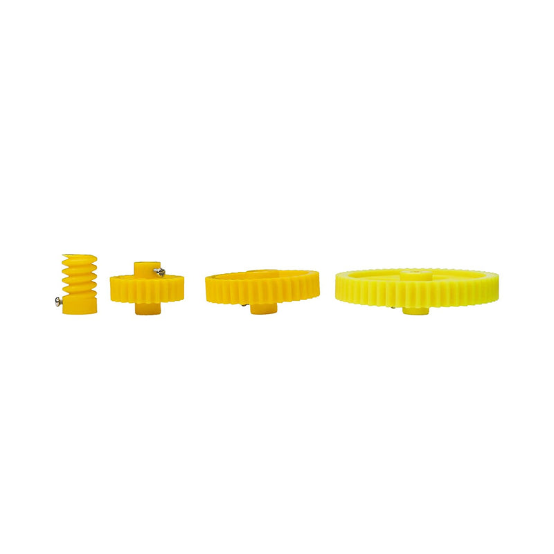 4pcs Yellow Plastic Gear 56 Tooth + 38 Tooth + 26 Tooth + 6 Tooth Combo