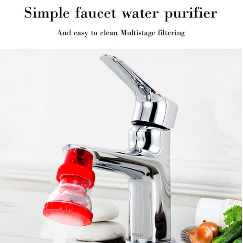 Big Plastic 360-degree Water Saving Nozzle Shower Head Faucet (Multicolor)